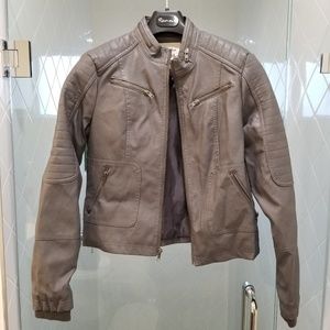 Maralyn & Me Faux Leather Jacket